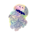 Jellyfish Sun Catcher Sticker