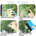 39Pcs Bird Window Strike Prevention Decals – Rainbow Static Cling Suncatchers, Anti-Collision Window Stickers for Home Office, Non-Adhesive Reusable No Residue