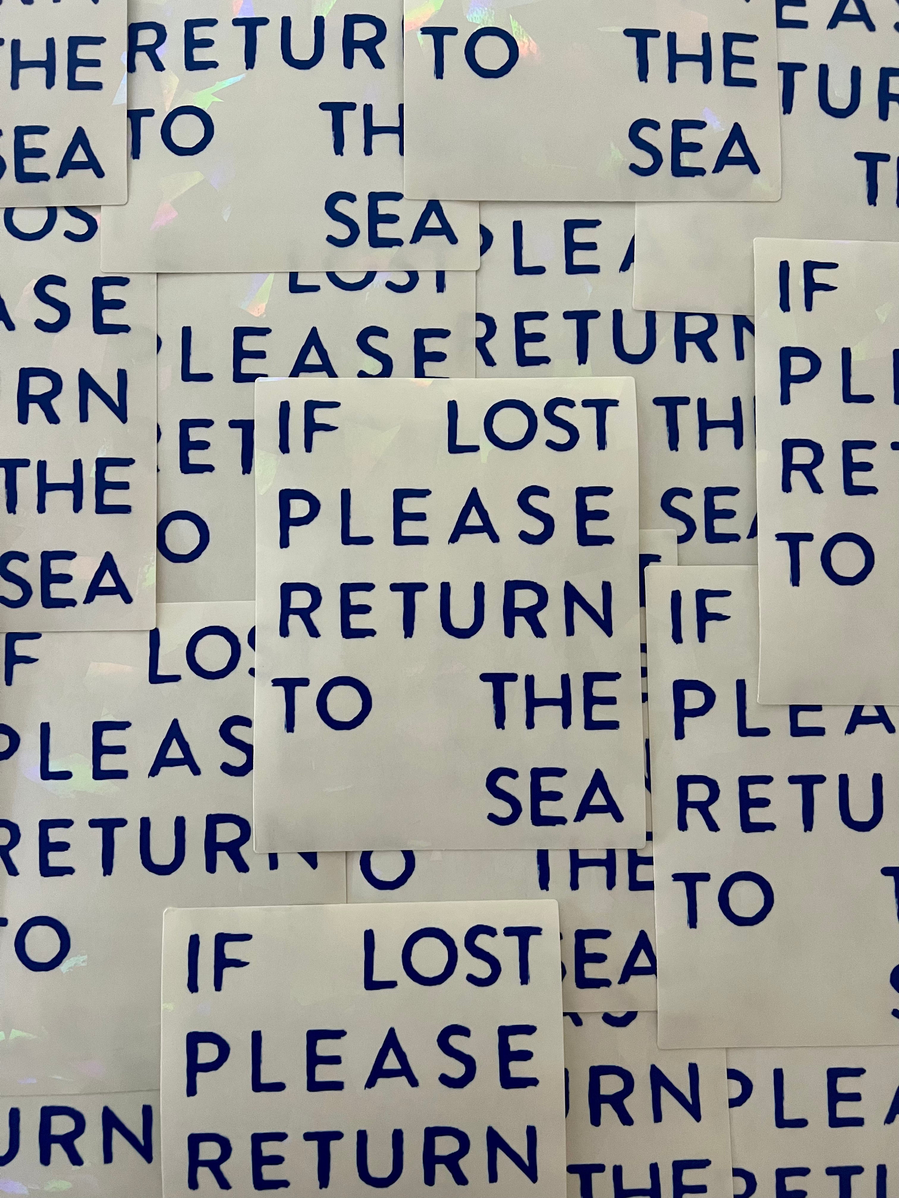 If Lost Sun Catcher Sticker