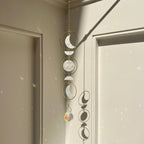 Hanging Moon Shell Sun Catcher