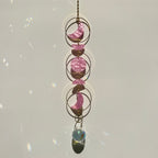 Hanging Moon Shell Sun Catcher