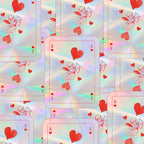 Card Sun Catcher Sticker